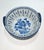 Traditional Vintage Blue and White Ironstone Waxed Basket For Sale - Image 3 of 11