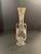 An Antique Decorative Glass Vase With Gold Accents & Scroll Motifs For Sale - Image 9 of 9