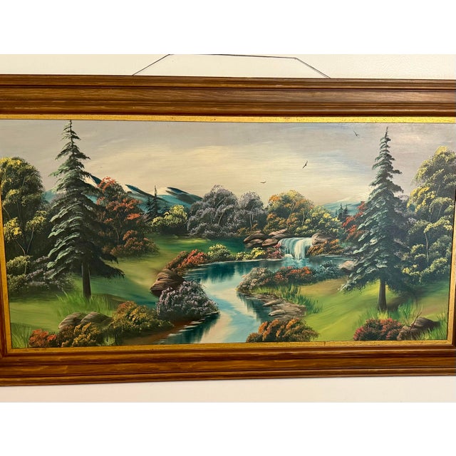 1960s Large Original Oil Painting by Mamie Sherlock For Sale - Image 6 of 12