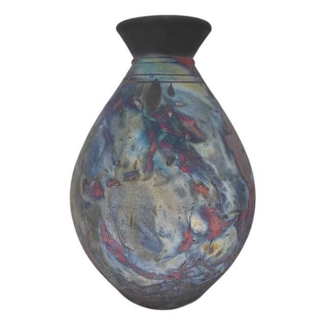 1998 Robert Graydon Signed American Studio Pottery Vase 11.5" For Sale