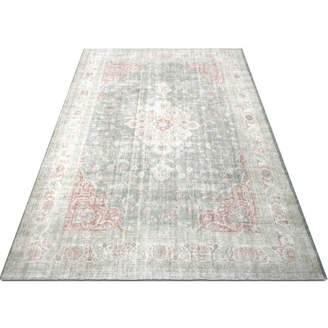 1960s 1960s Turkish Oushak Rug For Sale - Image 5 of 7