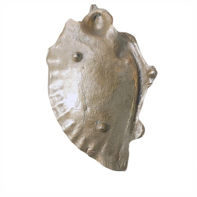 1960s Vintage Art Nouveau Revival Lady and Fan Trinket Dish, 1960s For Sale - Image 5 of 9