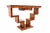 1950s Vintage Art Deco Console Table with Geometric Design, 1950s For Sale - Image 5 of 13