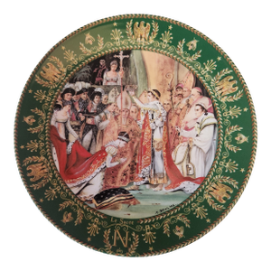 1970s Napoleon and Josephine Decorative Limoge Plate
