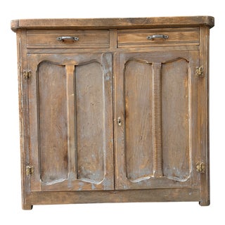 Patinated Parisian Buffet, 1950s For Sale