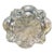 Mid 20th Century Clear Textured Art Glass Ashtray (Often Called the “Snowflake”) by Blenko Glass Company- Model #701 For Sale