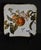 White Antique Limoges France GDM Porcelain Square Dish Plate Putto Cherub Peach Fruit For Sale - Image 8 of 13