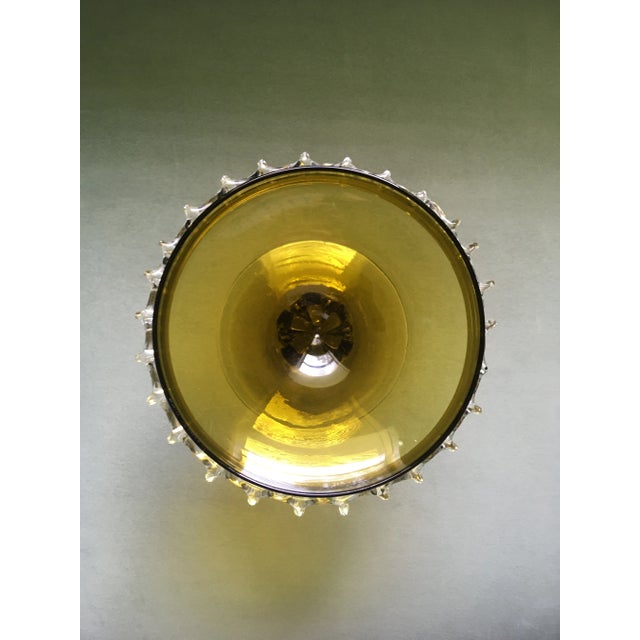 Early 20th Century Glass Footed Compote Dish For Sale - Image 10 of 13