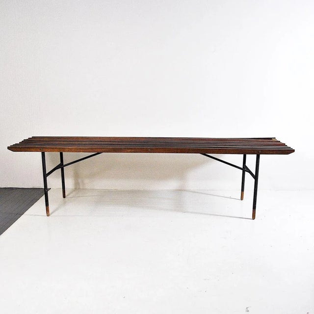 Mid-Century Modern Italian Teak Coffee Table, 1960s For Sale - Image 3 of 10