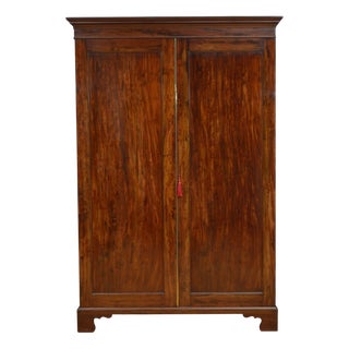 George IV Two-Door Wardrobe in Mahogany For Sale