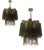 Murano Glass Chandeliers by Simoeng, Set of 2 For Sale