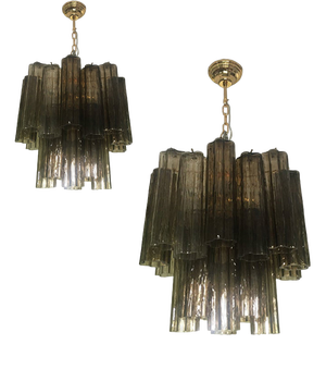 Murano Glass Chandeliers by Simoeng, Set of 2