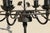 Antique Wrought Iron Floor Candelabra | Ornate Gothic Revival Candleholder | Early 20th Century For Sale In Los Angeles - Image 6 of 18