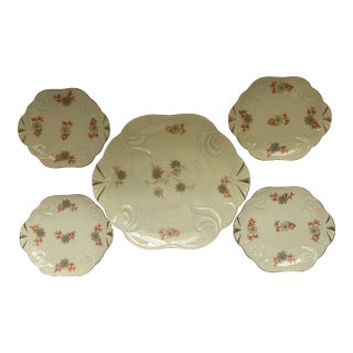 Vintage Eschenbach Porcelain Dessert Set - 5 pcs For Sale