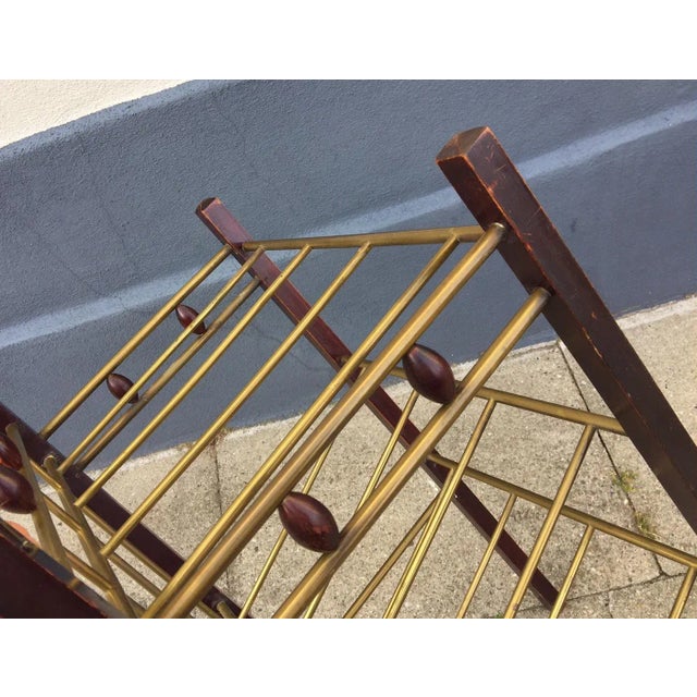 Austrian Art Deco Magazine Rack, 1920s For Sale - Image 6 of 8