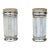 Mid 20th Century Handmade Mother-of-Pearl Inlaid Ralph Lauren Salt & Pepper Shakers- Set of 2 For Sale