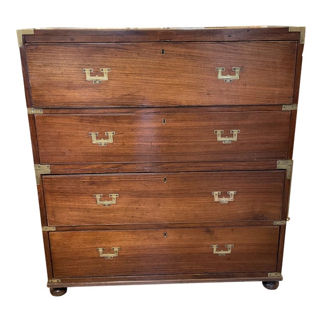 19th Century English Campaign Chest For Sale