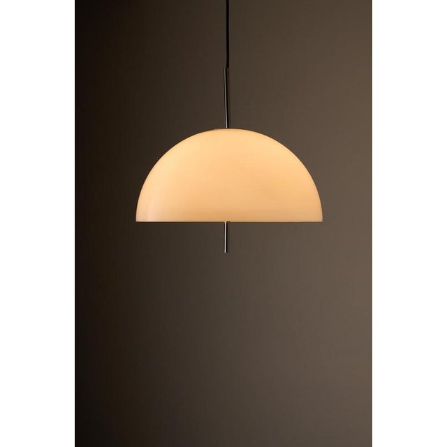 Space Age Translucent Acrylic Glass Semi-Sphere Pendant from Wila, 1970s For Sale - Image 3 of 9