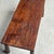 Vintage Indonesian Brown Teak Coffee Table with Tapered Legs, 1980s For Sale - Image 9 of 18