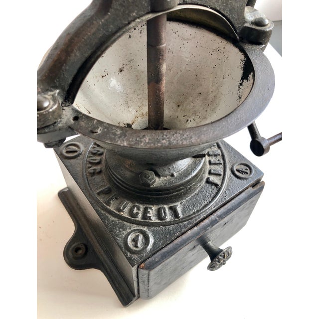Antique, 19th C. Peugeot Frères Brevetés French Coffee Grinder Table Sculpture, c.1895 For Sale - Image 13 of 13