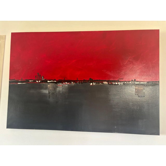 Marilyn Monnier, Abstract Composition, 2000s, Acrylic Painting on Canvas For Sale - Image 9 of 9