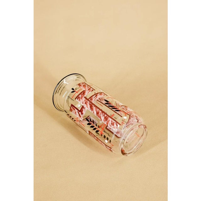Glass Art Deco Glass Vase, 1920s For Sale - Image 7 of 9