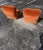 Reupholstered Mid Century Space Age Orchidee Chair Pair, Michael Cadestin for Airborne International For Sale - Image 10 of 11