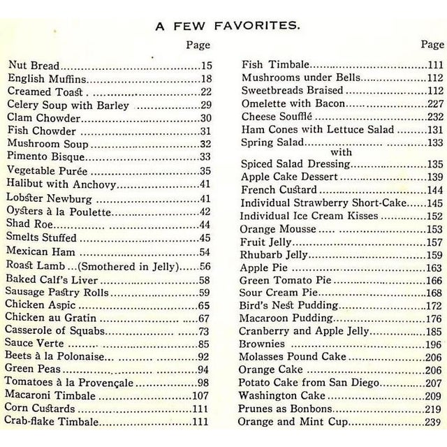 "Rare Recipes Old and New" 1923 the Veltin School Cook Book Committee [Compiled and Edited By] For Sale - Image 9 of 10