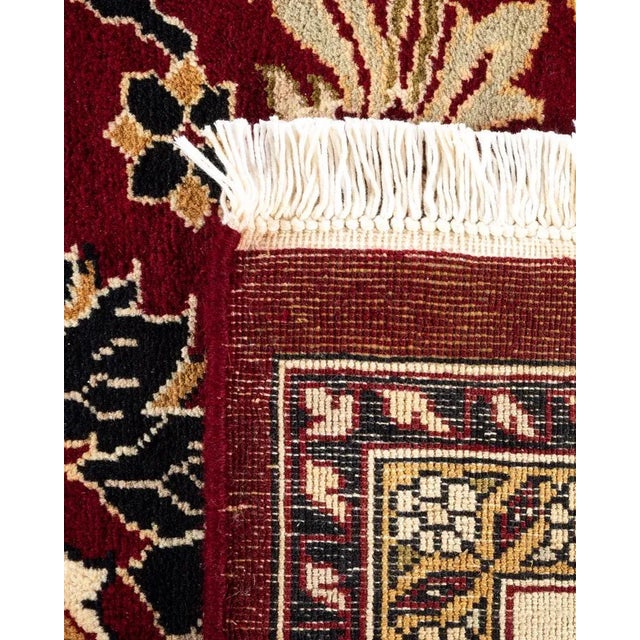 2000 - 2009 Mogul, One-of-a-Kind Hand-Knotted Area Rug in Red, 8' 2" x 10' 1" For Sale - Image 5 of 8