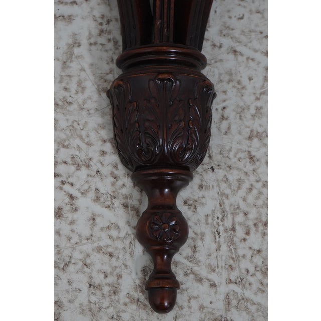 Regency Mahogany Carved Wall Shelf For Sale - Image 4 of 8