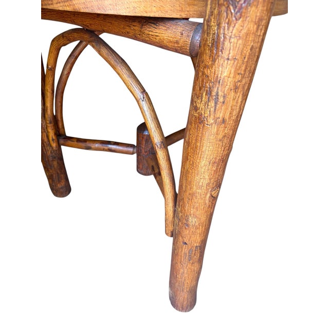 Adirondack Old Hickory Furniture Company, Martinsville Indiana Rustic Cabin Table For Sale In West Palm - Image 6 of 10