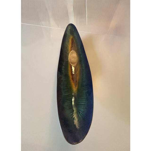Metal Large Enamelled Bowl by Franco Bastianelli for Laurana Pesaro, 1960s For Sale - Image 7 of 13