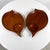 1960s Sculptural Teak Wood Two Leaf Shape Sectioned Plates For Sale - Image 9 of 9