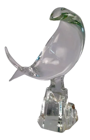 Mid-Century Modern Murano Glass Art Glass Fish Sculpture by Licio Zanetti