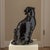 Ceramic Vintage Large Black Glazed Ceramic Panther Sculpture 22" For Sale - Image 7 of 15