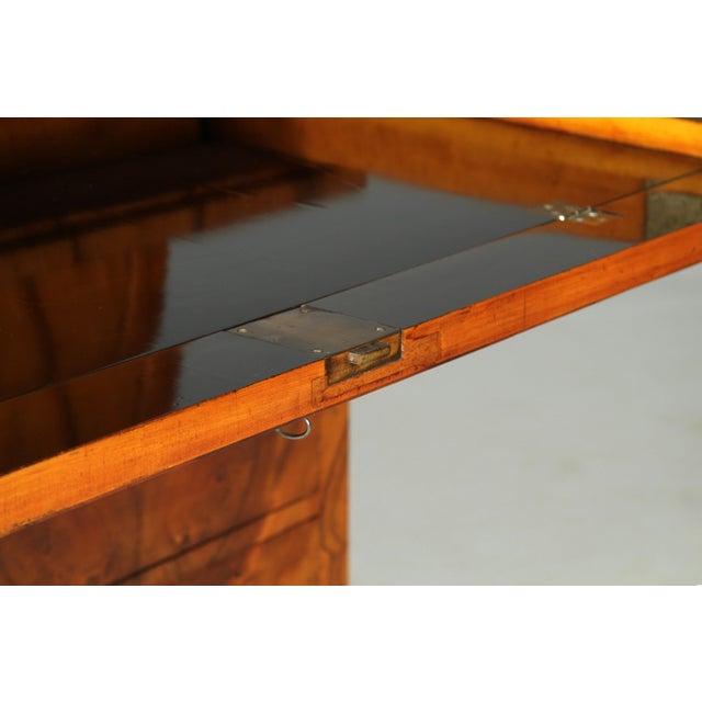 Black Biedermeier Writing Cabinet, 1830s For Sale - Image 8 of 18