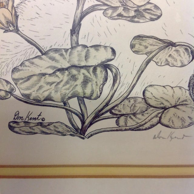 Figurative Siamese Cat Lithograph by Don Kent For Sale - Image 3 of 3