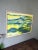 Mid-Century Modern Mid-Century Modern Swedish "Waves" Vintage Abstract Oil Painting, Framed For Sale - Image 3 of 13