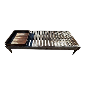 Teak Bench Table With Tray by Henry Hall