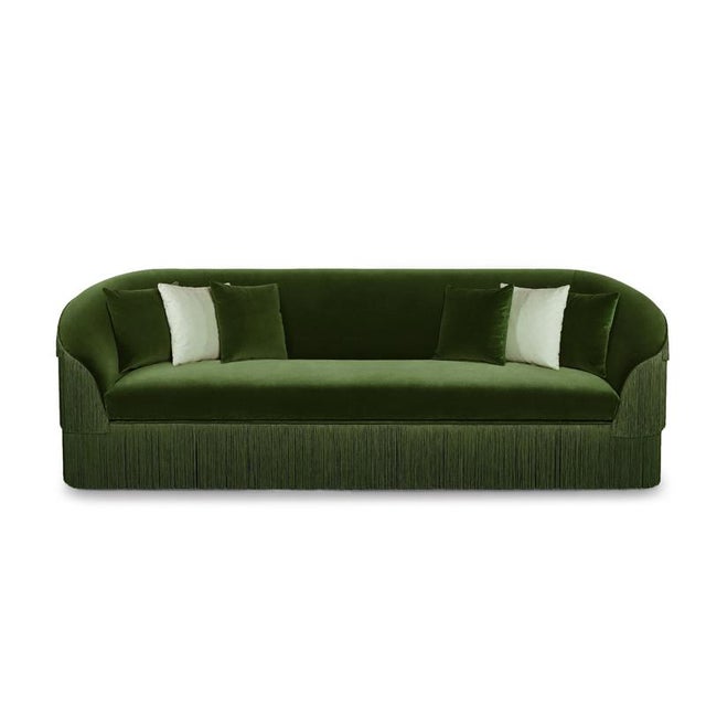 Wood Fringes 280 Sofa by Munna For Sale - Image 7 of 8