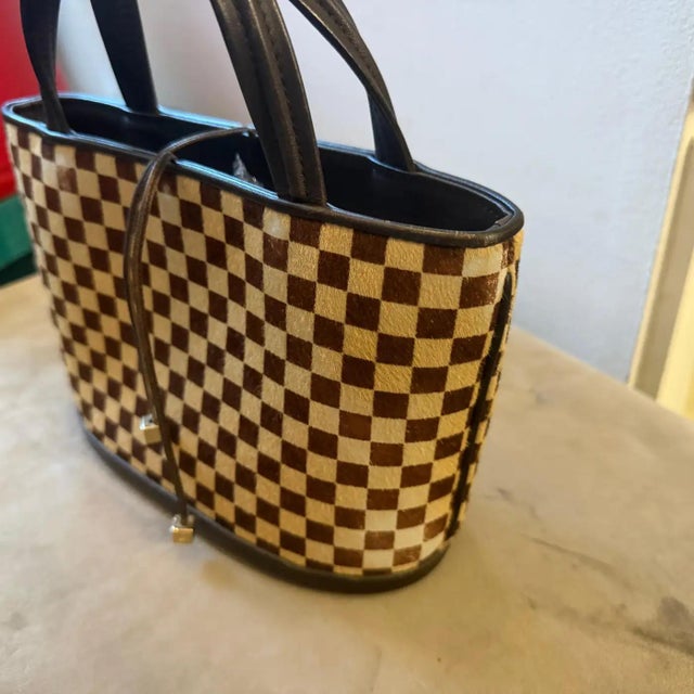 2000s Louis Vuitton Impala Brown Damier Sauvage Evening Minaudière Bag For Sale - Image 12 of 17