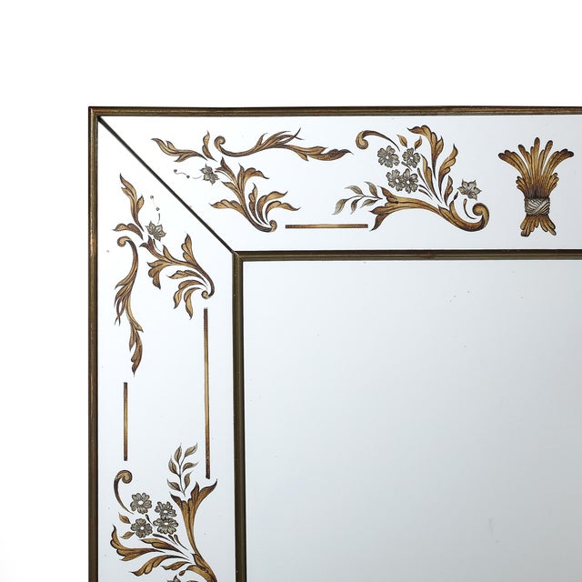 This stunning Art Deco mirror, made in France around 1940, is a masterful blend of elegance and craftsmanship. The frame...