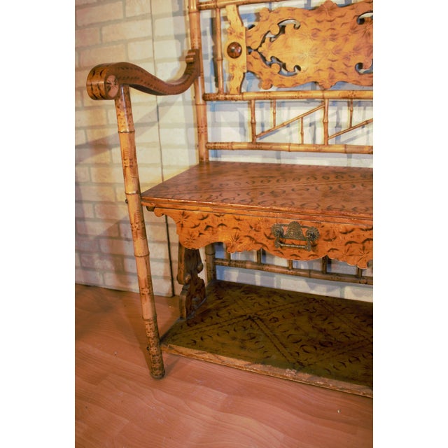 Antique Victorian Bamboo Hall Tree Chairish