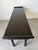 Wood Vintage Century Furniture Chinoiserie Black Lacquered Ebonized Console Sofa Table For Sale - Image 7 of 12