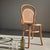 Natural wood cane chair. Total height: 98cm; seat height: 46cm; width: 42cm; backrest height: 54cm; backrest width: 44cm....