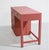 1970s Campaign Desk by Bernhardt in Pink - Newly Painted For Sale - Image 12 of 13