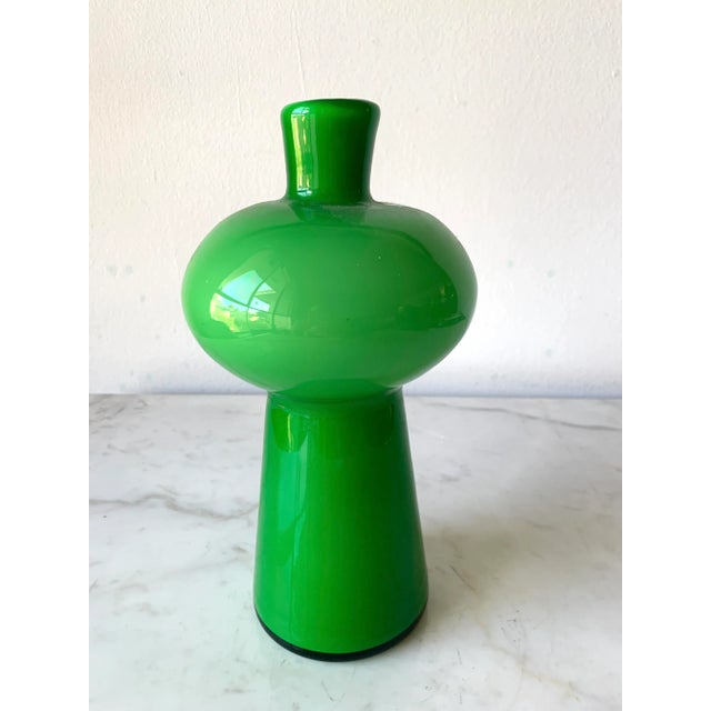 工芸品 Scandinavian Vintage vase Nittsjo Sweden. Beautiful Colourful Ceramic Vase. Swedish