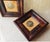 Pair of Antique French Bronze Portrait Medallions, Louis XIII & Joachim Murat, Bespoke Walnut Shadow Boxes For Sale - Image 11 of 13