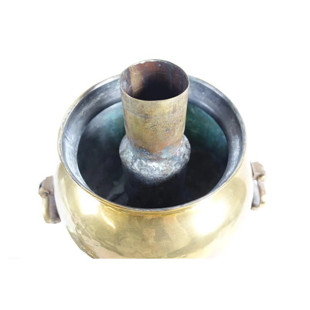 Late 19th Century Antique Brass Russian Samovar 5 For Sale - Image 6 of 7