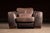 Late 20th Century Overstuffed Leather Lounge Chair in Brown by Incanto Divani For Sale - Image 4 of 12